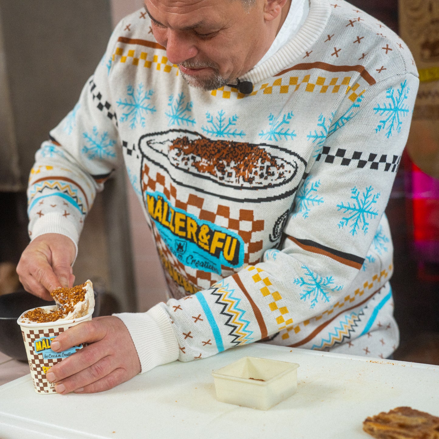 Franzbrötchen Xmas Knitted Sweater