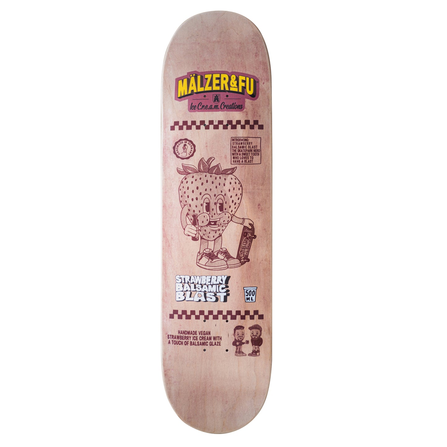 Skateboard Deck Strawberry